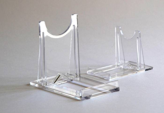 Clear Acrylic Fini... Cup and Saucer Acrylic Display Stands Set of 3 Holders 