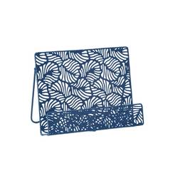 Metal Wave Cookbook Stand - Navy Blue product image