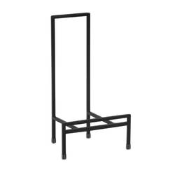 Straight Edge Tall Platter Stand - Black - Metal product image