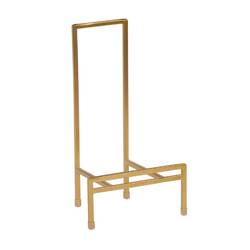 Straight Edge Tall Platter Stand - Gold - Metal product image